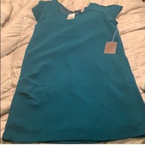 Shift teal/emerald dress